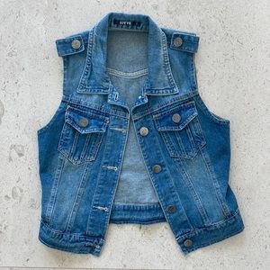Denim vest